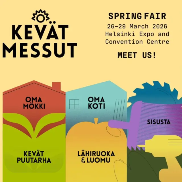 LIPPUARVONTA x 2 💚 Mainos / liput arvontaan saatu  @kevatmessut_official 🌿

Kevätmessut on mulle joka vuosi se hetki, kun tuntuu että kevät alkaa oikeasti 💛
Yhtäkkiä rantaviiva uusiutuu, suunnitellaan rantasaunaremppaa ja hyllyjen ja sohvien ostamista ja mietitään, että ikkunat olis kivoja, jos ne osais pestä itse itsensä 😅 Kevätmessuilta saa inspistä kevätpuuhiin!

Kevätmessut järjestetään 26.–29.3.2026 Helsingin Messukeskuksessa, ja kyseessä on Pohjoismaiden suurin kodin, asumisen, puutarhan ja rakentamisen inspistapahtuma ✨
Viimeksi mukana oli 62 000 kävijää ja yli 500 näytteilleasettajaa – eli jos kaipaat uusia ideoita kotiin, mökille tai arkeen, tää on se paikka.

Messuilla pääsee uppoutumaan mm. näihin:
🌿 kevätpuutarha
🏡 omakoti & remontointi
🏕️ omamökki
🛋️ sisustus
🍓 lähiruoka & luomu
🌲 retkelle & luontoon

👉 samalla lipulla pääsee myös Golfmessuille ⛳️
eli voit hakea kevätinspistä ja samalla vähän testata, löytyiskö susta sisäinen golffari (tai ainakin vois olla hyvä syy ostaa söpö golf-outfit 😄)

Aukioloajat:
pe 10–20 (pidennetty!)
la 10–18
su 10–17

✨ ARVONTA ✨
Arvon yhdelle teistä 2 lippua (sinulle + avec 💛)

👉 Näillä lipuilla kerkeää hyvin vielä lauantaina tai sunnuntaina messuille!

Osallistu näin:
– seuraa mun tiliä @emmianniinajansson
– seuraa @kevatmessut_official
– kerro kommenteissa tai tägää se, kenet ottaisit mukaan 🫶

⏰ PIKA-ARVONTA
Arvonta suoritetaan jo pe 27.3 klo 21 – eli nyt nopeasti mukaan! Jokainen kommentti on uusi arpa.

Voittajalle ilmoitetaan yksityisviestillä ja liput toimitan myös direct-viestillä perjantai-illalla.
Meta ei ole mukana arvonnassa.
.
Mä meen messuille sunnuntaina, joten jos sä oot tulossa silloin, niin tuu juttelee 👋
.
#kevätmessut #golfmessut #helsinginmessukeskus #kevät #kevätmessut2026